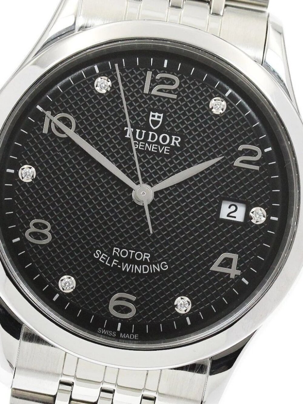 TUDOR 1926 91550 Date 6P diamond black Dial Automatic Men's Watch_920855